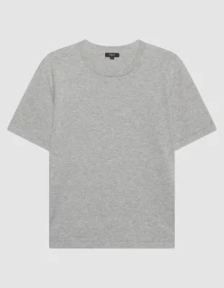 Strick T-Shirt mit Kaschmiranteil