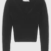 Strickpullover Caeli mit Schlitz-Ausschnitt