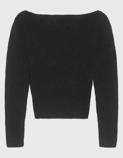 Strickpullover Caeli mit Schlitz-Ausschnitt
