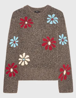 Strickpullover mit Rundhalsausschnitt