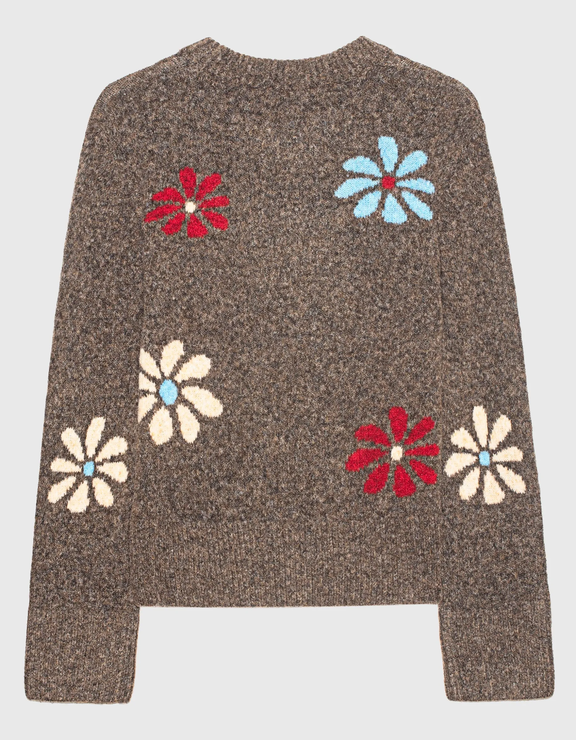 Strickpullover mit Rundhalsausschnitt