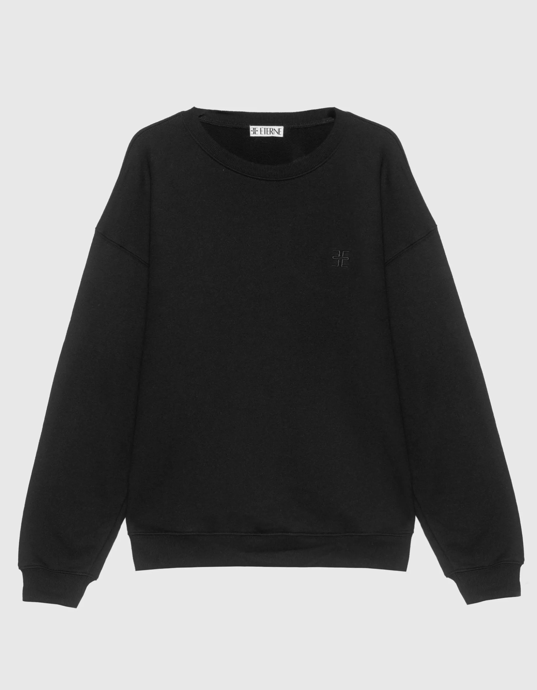 Sweatshirt mit Labelstickerei