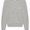 Sweatshirt mit Label-Stickerei