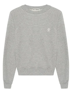Sweatshirt mit Label-Stickerei