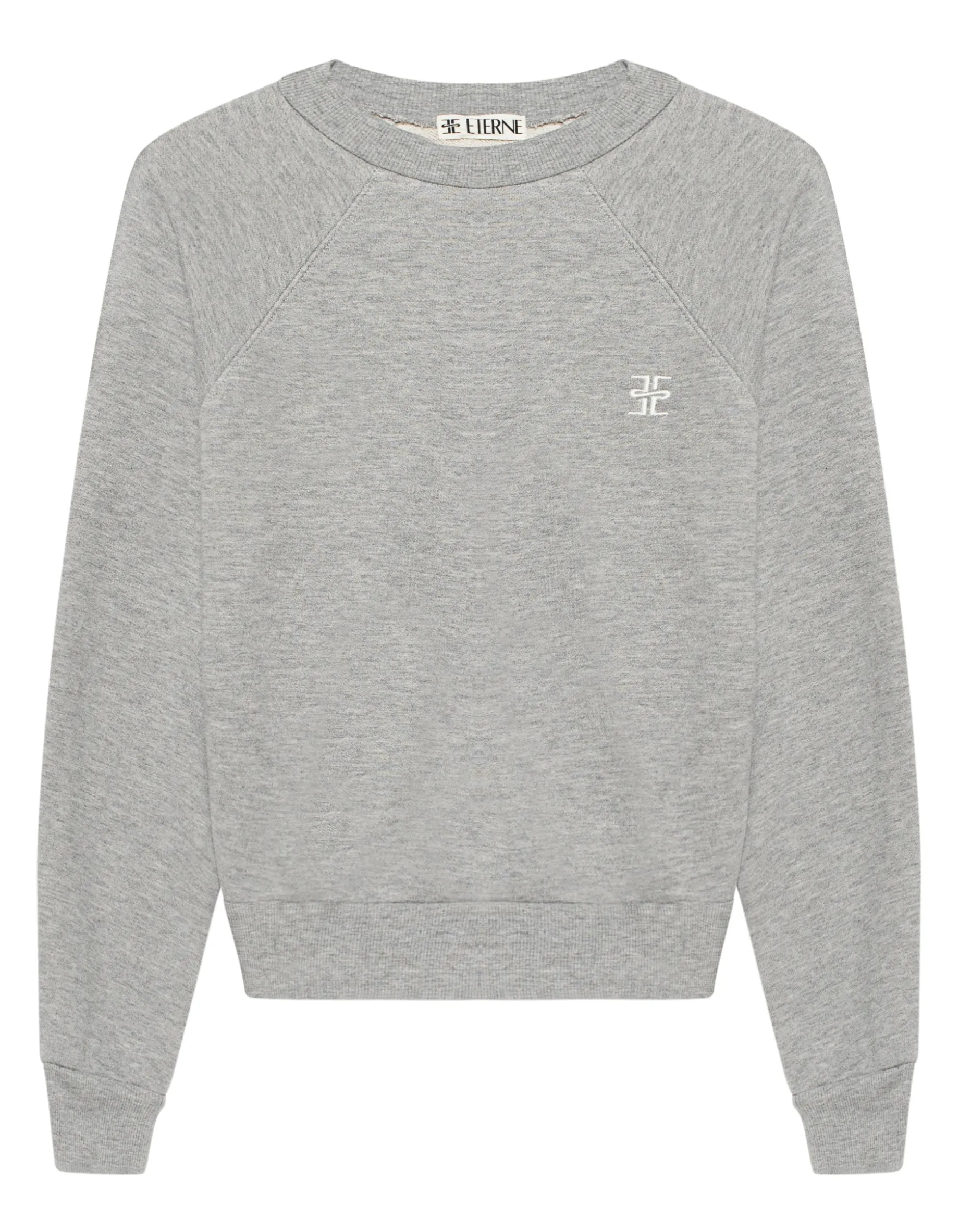 Sweatshirt mit Label-Stickerei