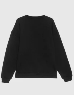 Sweatshirt mit Labelstickerei