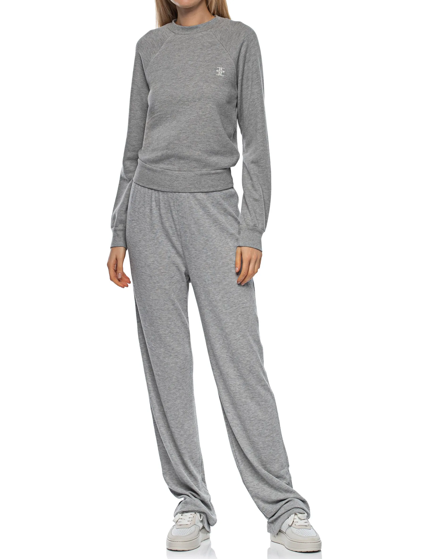 Sweatshirt mit Label-Stickerei