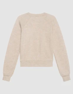 Sweatshirt mit Label-Stickerei