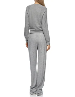 Sweatshirt mit Label-Stickerei