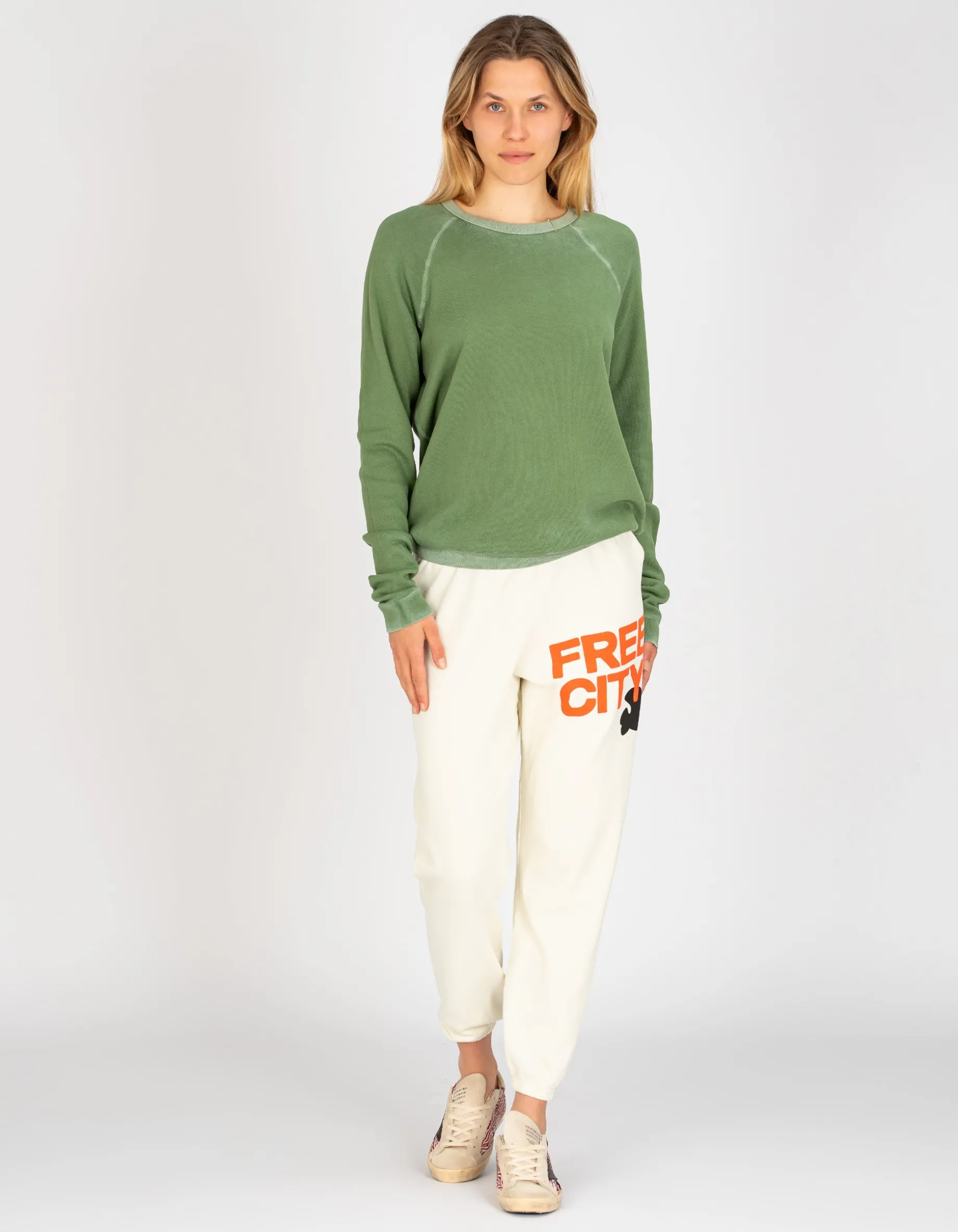 Sweatshirt mit Rundhalsausschnitt