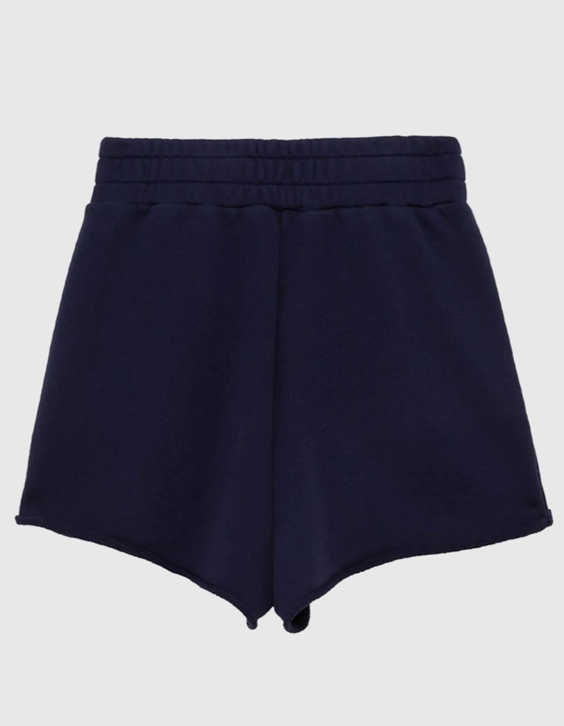 Sweatshorts mit Label-Stickerei
