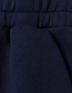 Sweatshorts mit Label-Stickerei