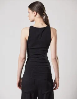 Tanktop mit Ziernähten