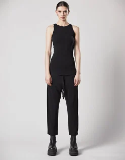 Tanktop mit Ziernähten
