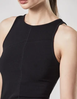 Tanktop mit Ziernähten