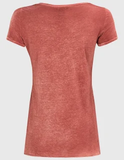 T-Shirt im Washed-Out Look