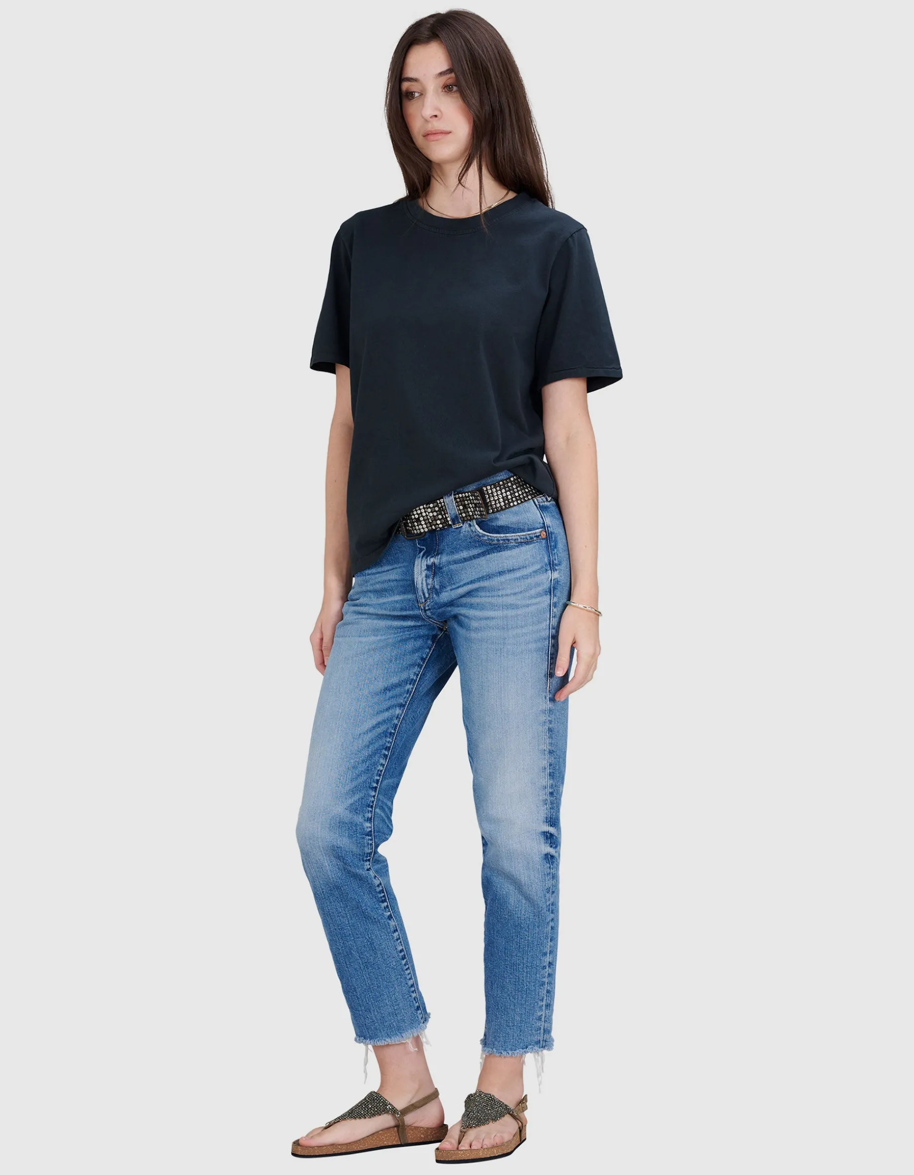 T-Shirt mit Rundhalsausschnitt