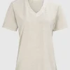 T-Shirt mit V-Ausschnitt