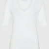 T-Shirt mit V-Ausschnitt