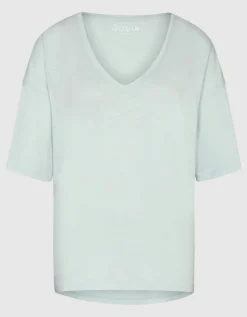 T-Shirt mit V-Ausschnitt