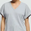 T-Shirt mit V-Ausschnitt