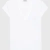T-Shirt mit V-Ausschnitt