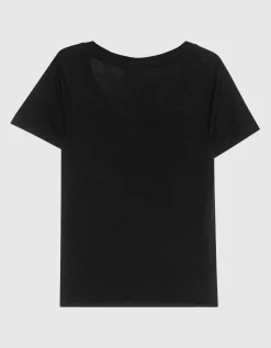 T-Shirt mit V-Ausschnitt