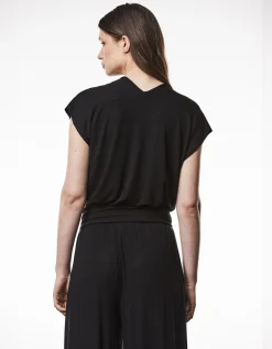 T-Shirt mit V-Ausschnitt