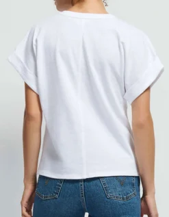 T-Shirt mit V-Ausschnitt