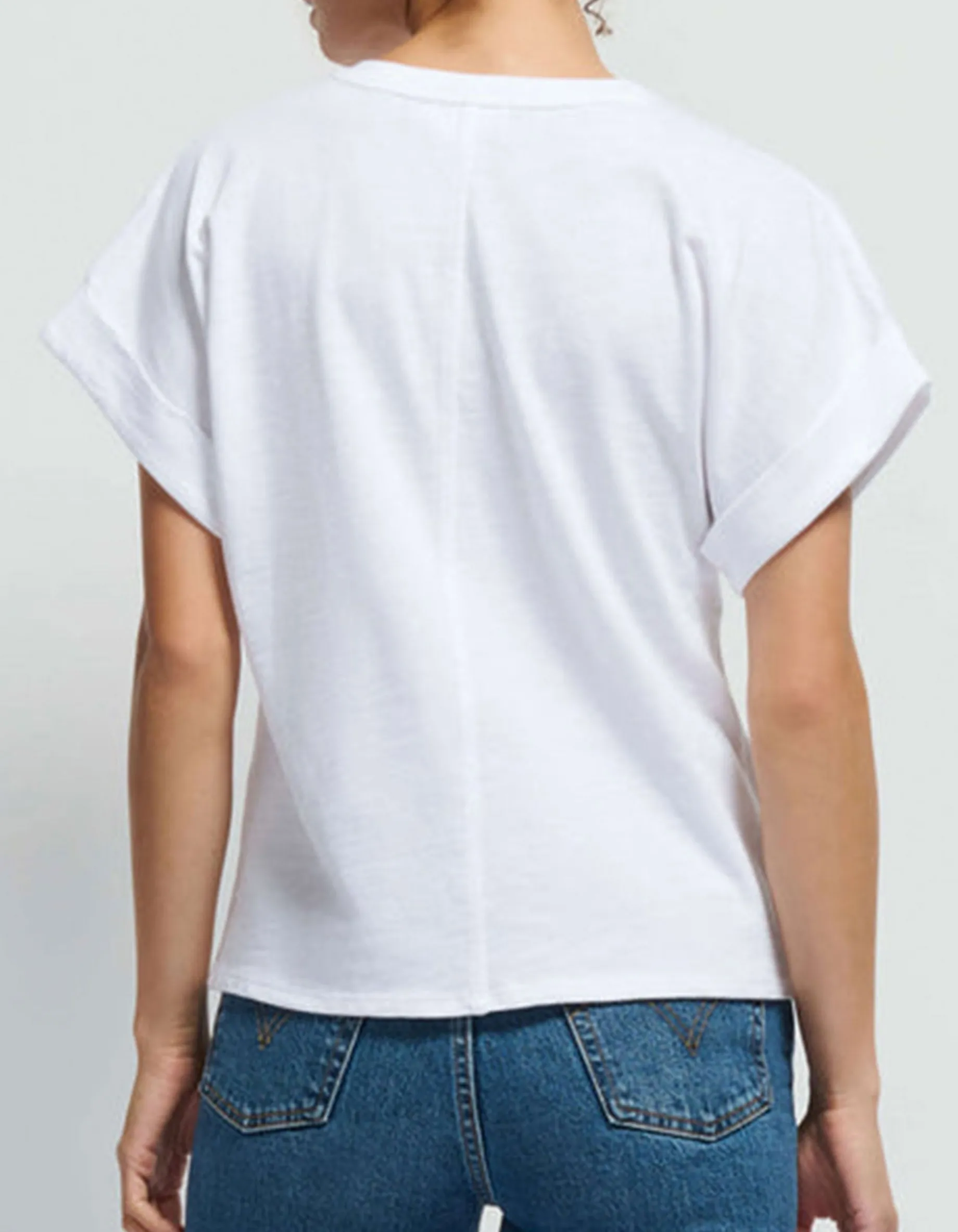 T-Shirt mit V-Ausschnitt