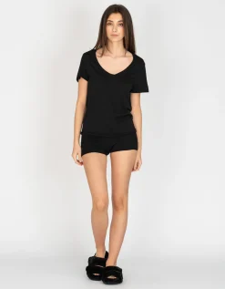 T-Shirt mit V-Ausschnitt