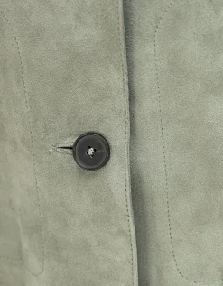 Veloursleder-Jacke Emy mit Eingrifftaschen