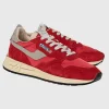 Veloursleder-Nylon-Sneaker