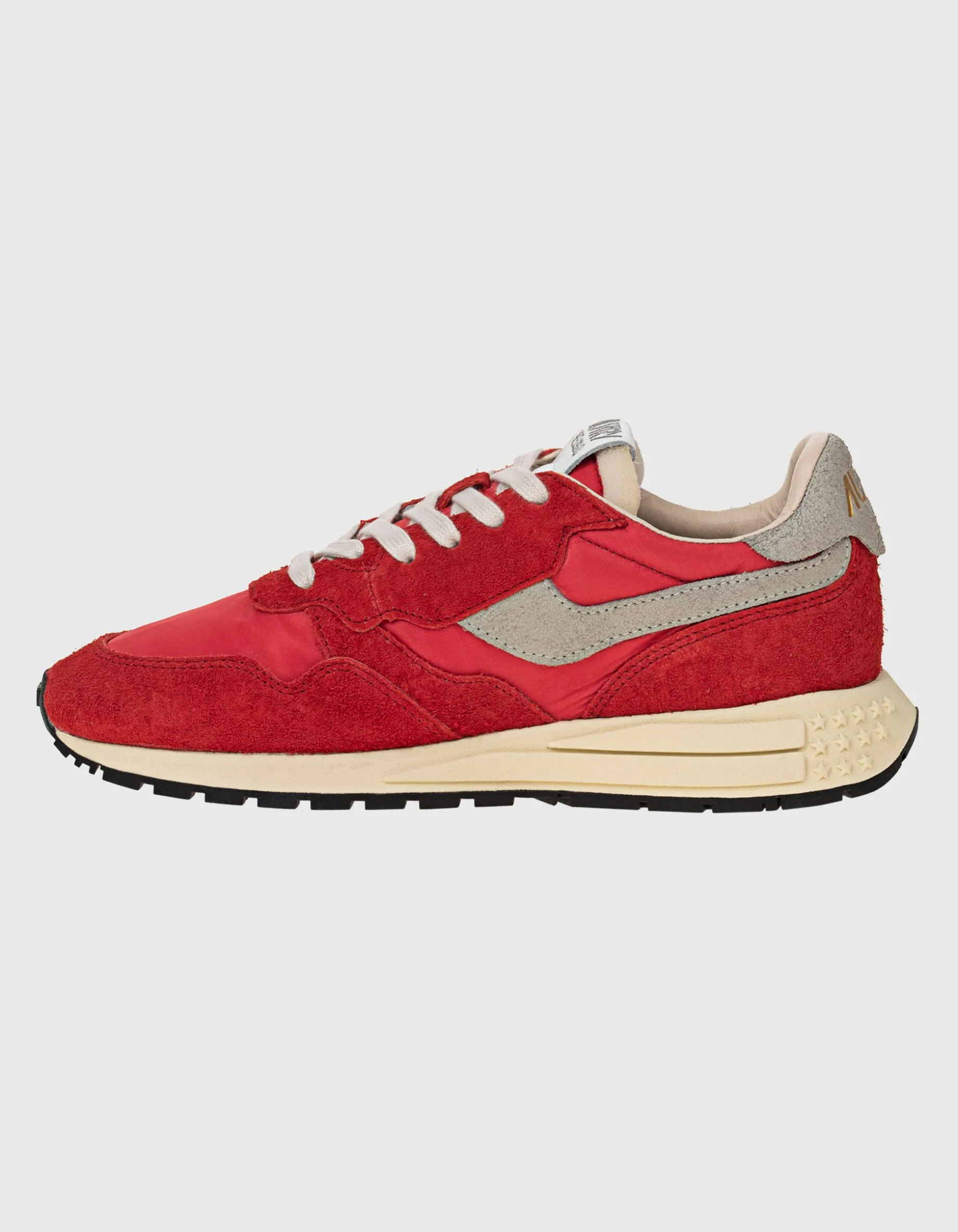 Veloursleder-Nylon-Sneaker