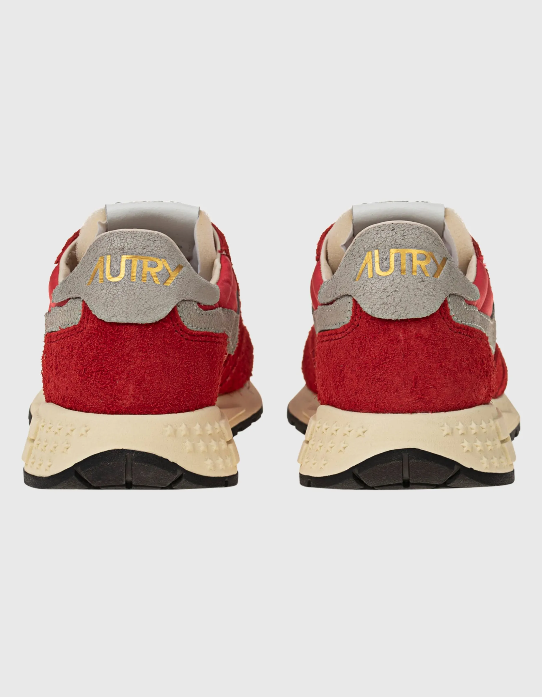 Veloursleder-Nylon-Sneaker