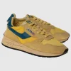 Veloursleder-Sneaker Reelwind mit Netz-Details