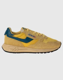 Veloursleder-Sneaker Reelwind mit Netz-Details