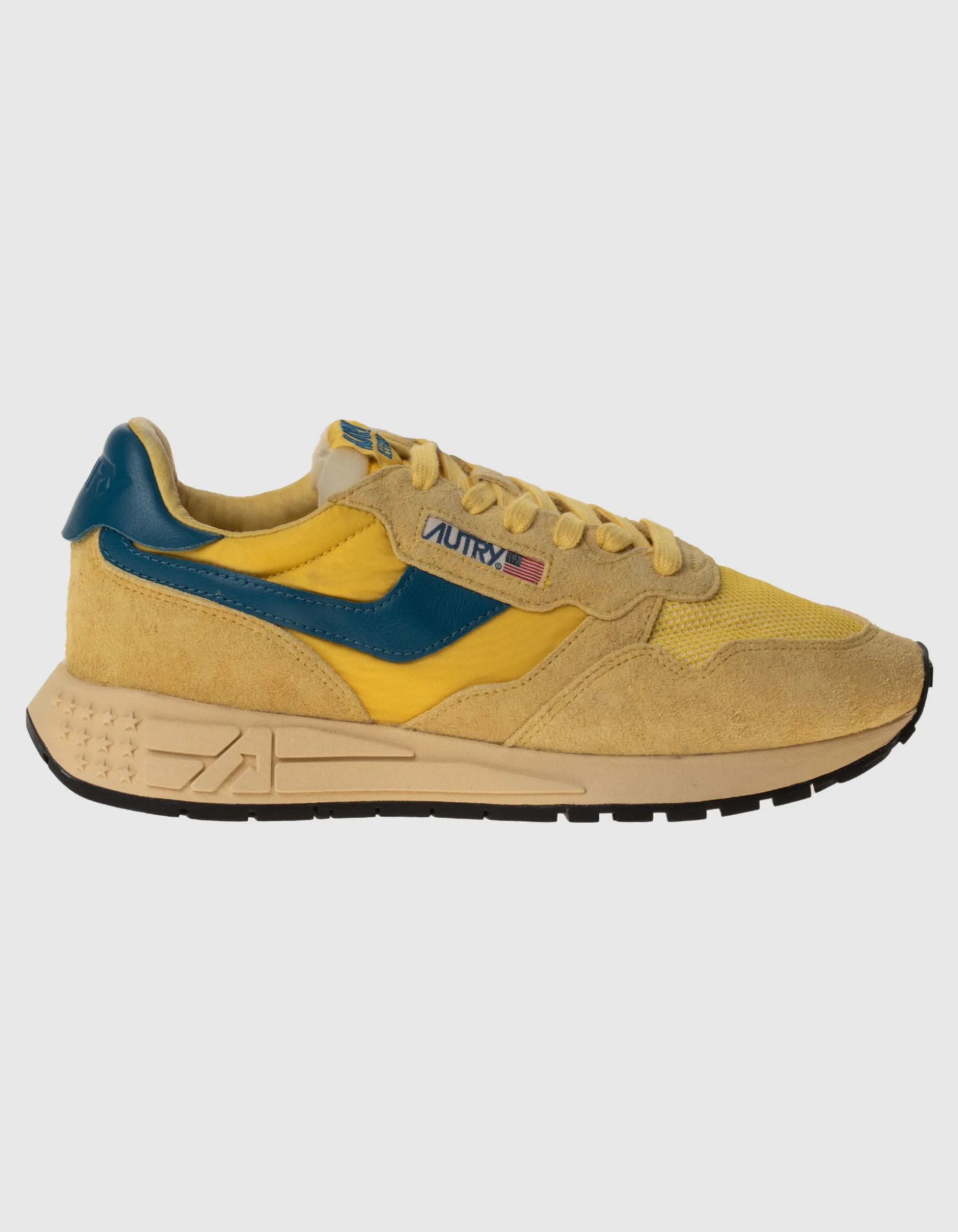 Veloursleder-Sneaker Reelwind mit Netz-Details