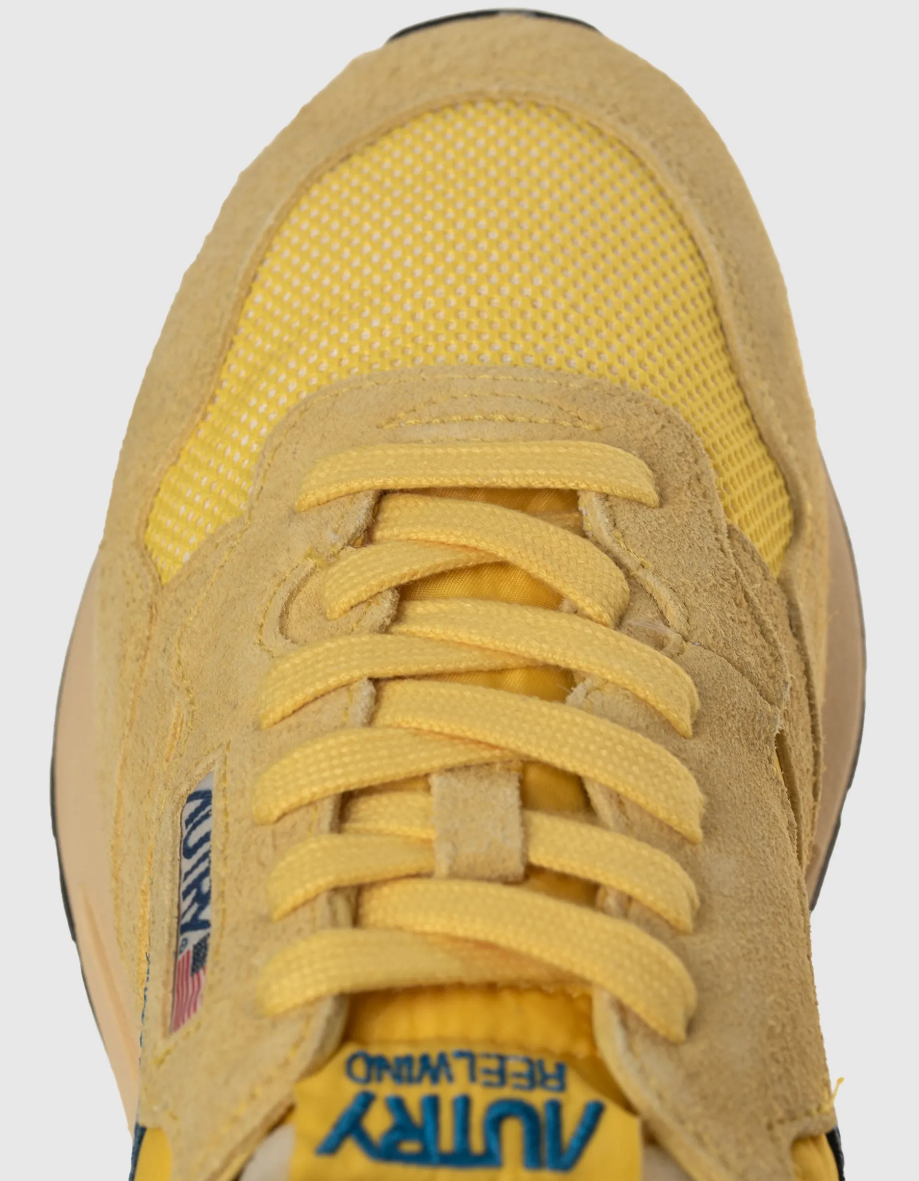 Veloursleder-Sneaker Reelwind mit Netz-Details