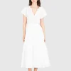 Volants-Kleid Joy mit Bindegürtel