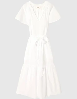 Volants-Kleid Joy mit Bindegürtel