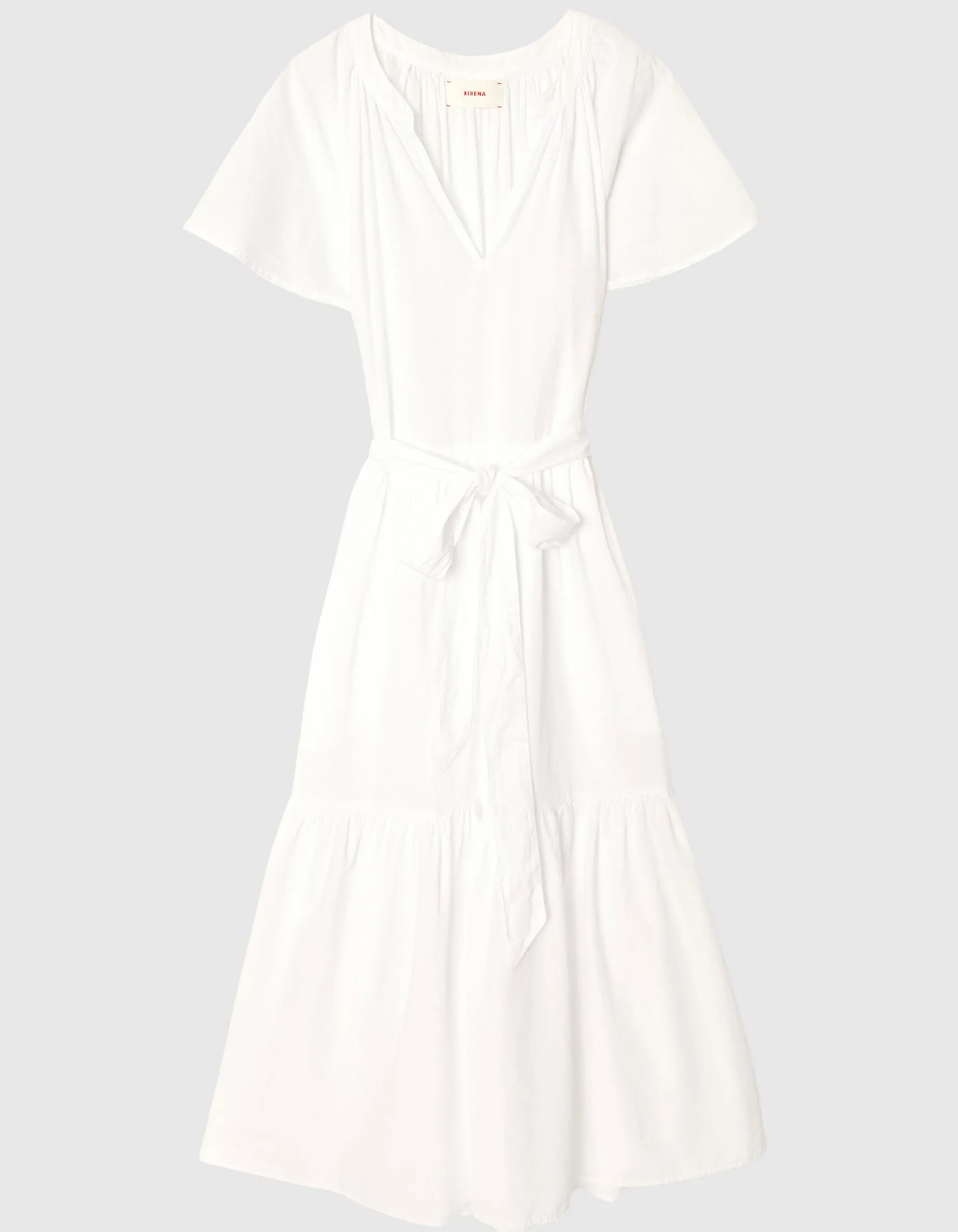 Volants-Kleid Joy mit Bindegürtel