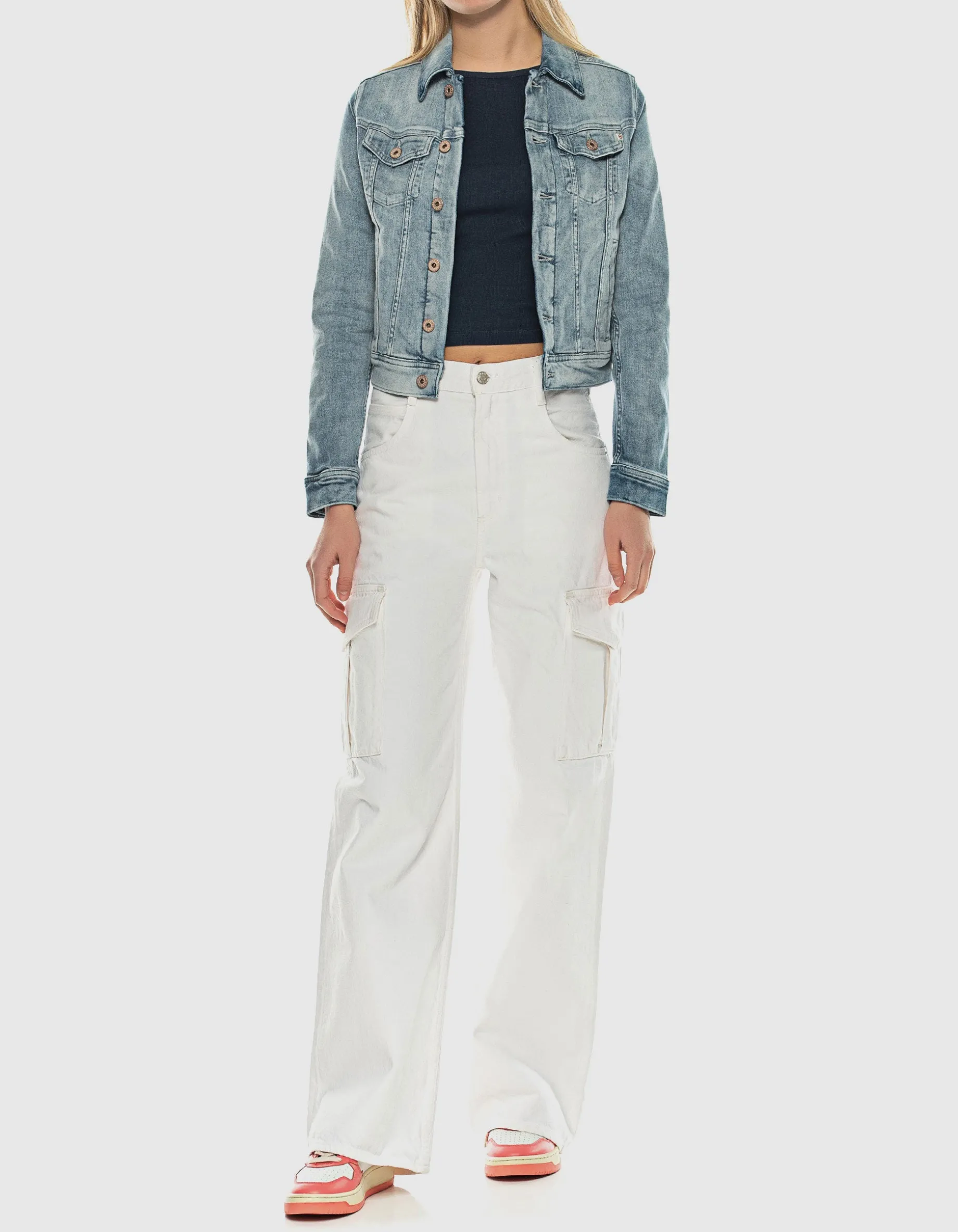Washed Out Jeansjacke