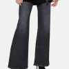 Washed Out Wide-Leg Jeans