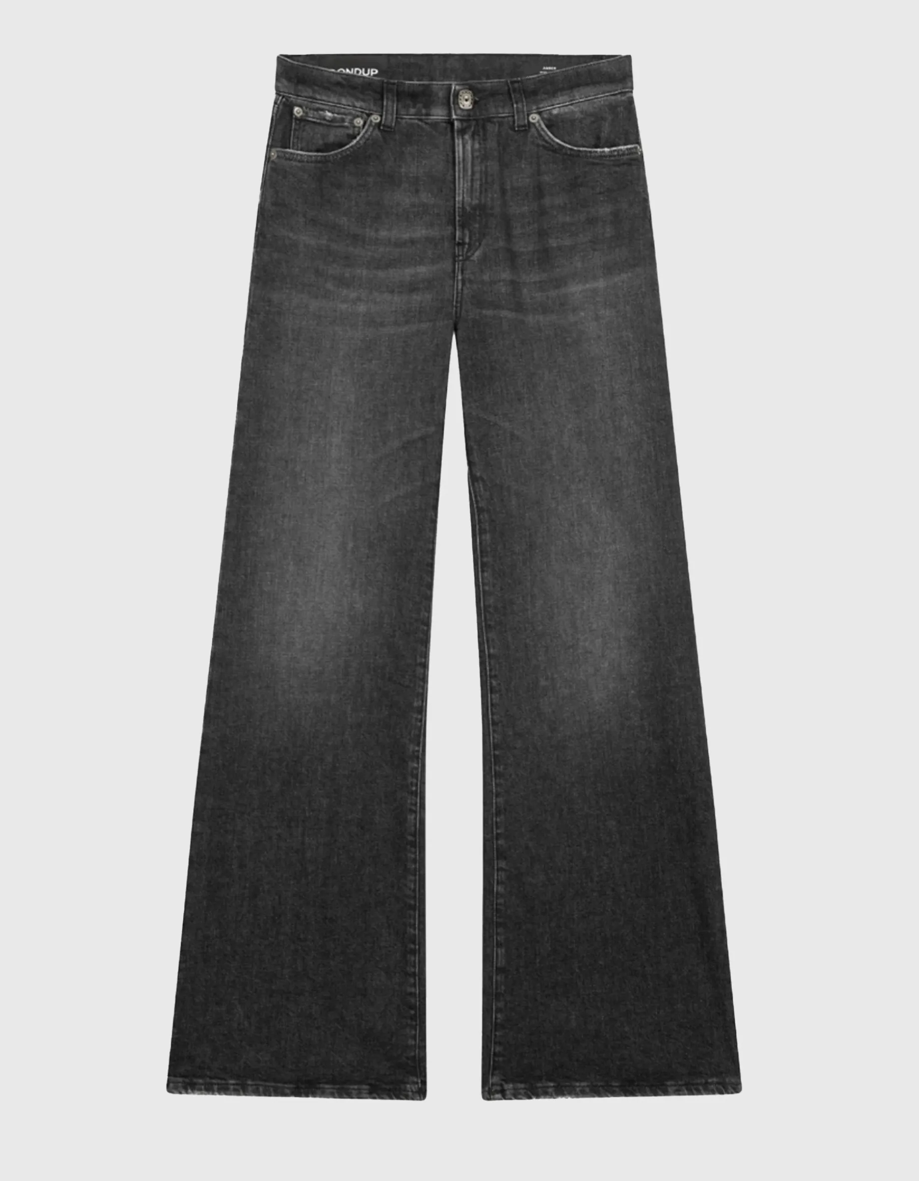 Washed Out Wide-Leg Jeans