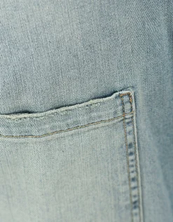 Washed-Out Barrel-Leg-Jeans Shon