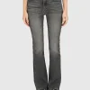 Washed-Out Bootcut Jeans