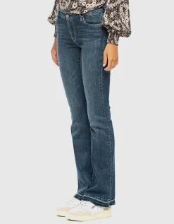 Washed-Out Bootcut-Jeans
