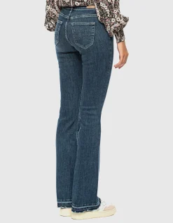 Washed-Out Bootcut-Jeans
