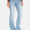 Washed-Out Bootcut-Jeans Becca